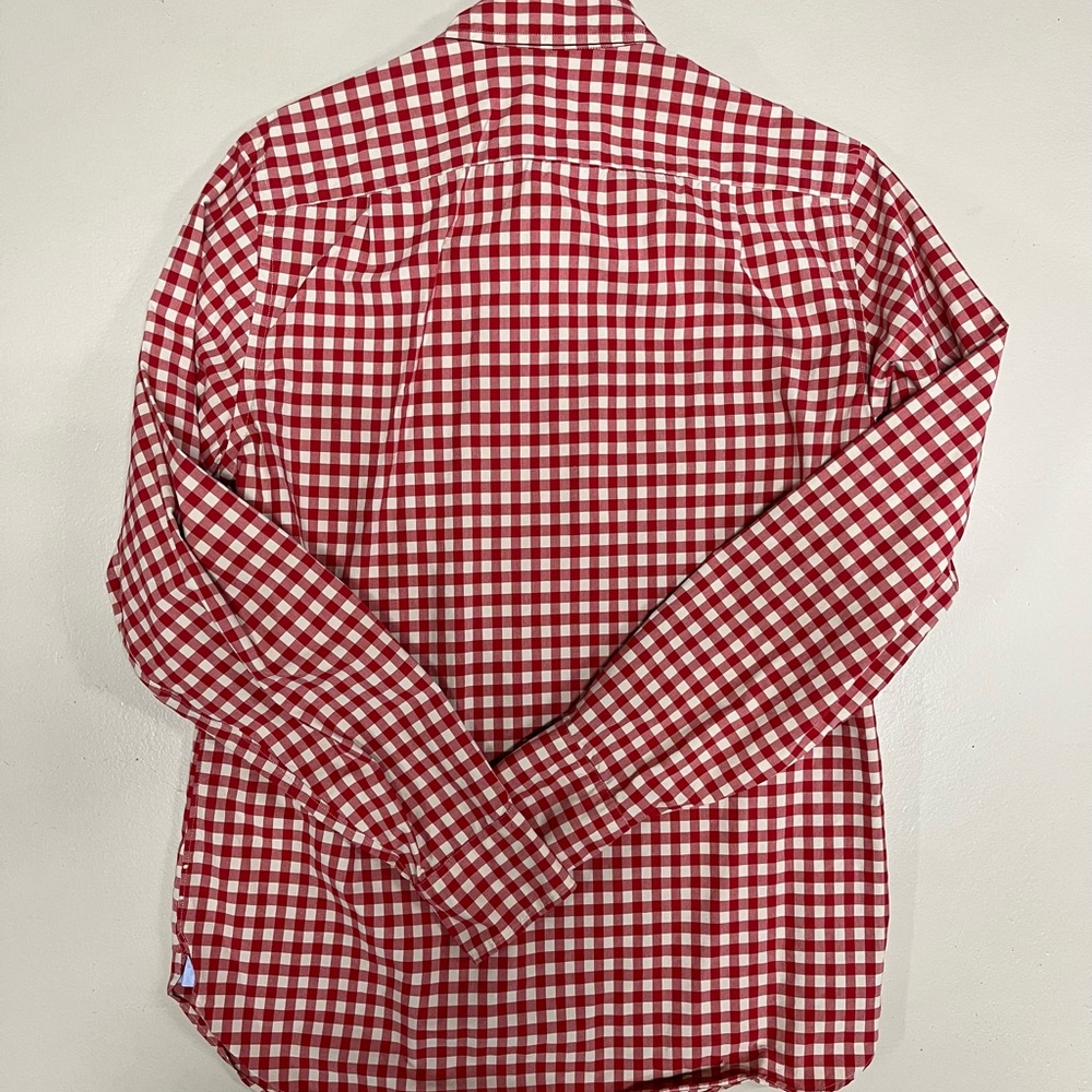 J. Crew Gingham Button Down (Small) - image 4